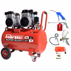 Compresseur silencieux 100L 3CV PRODIF Super Silent SIL1003 PRODIF Coaxial (à entraînement direct). Le + produit : - Silencie ...