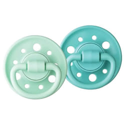 Dodie Gaïa 2 Sucettes Rondes 6-36 Mois - Couleur : Vert