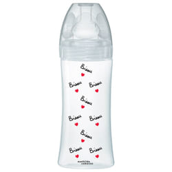 Dodie Collection Mathilde Cabanas Biberon à Tétine Plate Anti-Colique 330 ml 6 mois et +