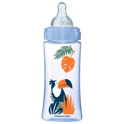 Dodie Biberon Anti-Colique Tétine Ronde 3 Vitesses 330 ml Débit 3 6 Mois et + - Couleur : Bleu