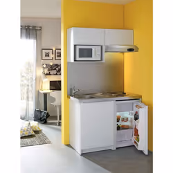 Description générale Ce meuble de cuisine est conçu pour allier fonctionnalité et esthétisme. Sa structure en panneaux de par ...