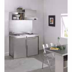 Couleur : Gris Aluminium Finition : Mat Structure : Métal thermolaqué Dimensions L/P/H : 120 x 58 x 83 cm Composition : 1 cai ...