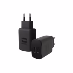 s Tête de chargeur CROSSCALL DUAL USB WALL CHARGER - BULK - 1301160301477 Chargeur secteur double USB-A pour une recharge rap ...