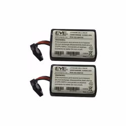 Lot de 2 batteries de sirène MCS 720B/740/ SR 720 / 740 - Visonic Batterie Lithium 3,6V pour sirènes Visonic, capacité de 3 5 ...