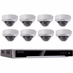 1 Enregistreur numérique 8 voies DS-7608NI-K2/8PSystème interconnectable avec 8 caméras IP HIKVISION.Utilisation mixte réside ...