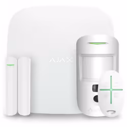 Ajax Hub 2 Plus - Une centrale d'alarme intelligente Cette centrale d'alarme Ajax Hub 2 Plus contrôle le fonctionnement de to ...
