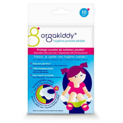 Orgakiddy Protège Cuvette de Toilettes Jetable Extra Large 10 Protections