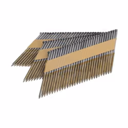 Pointes en bande 34° 2.8x50 Annelées Acier Tête en D - Sans gaz - Boite de 2200 clous - ARCA - SPB343150RS - Clous compatible ...