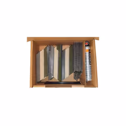Pack de 2200 pointes - Bande 34 degrés - 2.8x70 Annelées + 2 Gaz Eco - ARCA - SPBP343170RSECO - Pack pour cloueur pneumatique ...