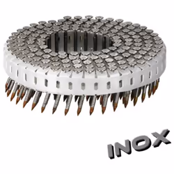 Pointes 16° - 2.8x35 mm - Annelées Inox en rouleaux plats PVC - Carton de 8400 clous - ARCA - SPRS2835AITP7 - Les clous en ro ...