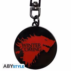 ABYstyle Game Of Thrones Winter is coming, Trousseau de clés, Métallique, Métal, 35 mm, 40 mm, 1 pièce(s)