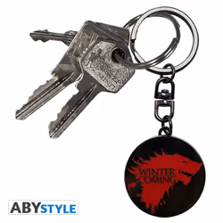 ABYstyle Game Of Thrones Winter is coming Trousseau de clés Métallique