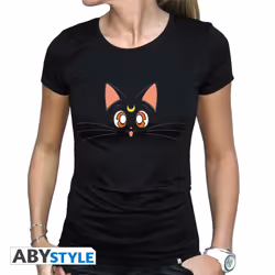 ABYstyle ABYTEX317_S, Tee-shirt, Adulte, Femelle, Noir, S, Image