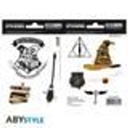 Stickers - ABYstyle - Harry Potter - Objets Magiques - Vinyle transparent - Noir