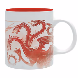 ABYstyle 3700789258155, Unique, 0,32 L, Rouge, Blanc, Vitrocéramique, Mug, Universel