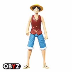 Abysse Corp One Piece - Action Figure - Figurine Luffy 12Cm, 3 an(s), Monobloc, Multicolore, Plastique
