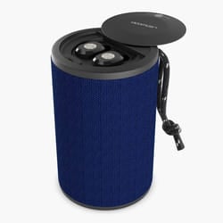LEDWOOD PACK ECOUTEURS SANS FIL + ENCEINTE DUAL - ENCEINTE 2 EN 1 AVEC ECOUTEURS INTÉGRÉS - INTRA AURICULAIRE - BLEU 50 watts