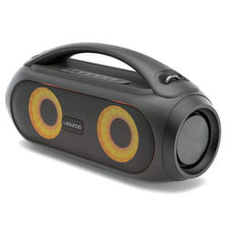 Ledwood Bluetooth TWS Portable avec Sangle - Haut-Parleur avec LED Lumières Pulsées- Super Bass - IPX5 - AUX USB FM 200 watts