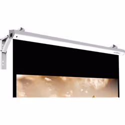 Kit de montage Lumene pour écran de projection - Blanc laqué - 2 supports muraux