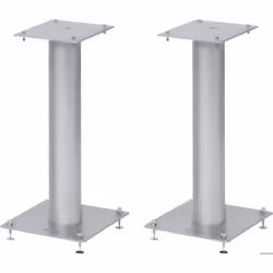 Pieds pour enceintes - NorStone - Stylum 1 - Argent Satin - 1 paire - Bibliothèque