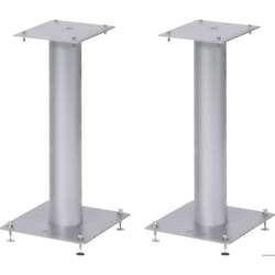 Pieds pour enceintes - NorStone - Stylum 1 - Argent Satin - 1 paire - Bibliothèque