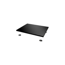 Plaque de verre anti-vibration - Norstone - Spider Noir - 4 supports Damp - Utilisation audio/vidéo