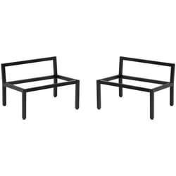 Support de haut-parleur - NorStone - Vintage - 19 cm - Angle 7 degrés - Noir mat