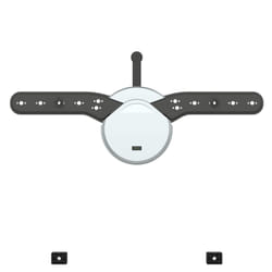 Norstone SKYE F3770-GC support pour téléviseur 70" Noir, Argent