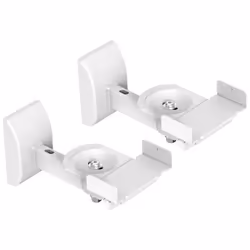 Norstone Bookshelves Wall Mount Blanc - Support pour Enceinte (la paire) - Accessoires enceintes
