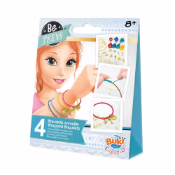 Buki Bracelets Enroulés, 8 an(s), Métal, Coton, Multicolore, 80 pièce(s)