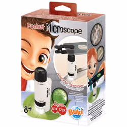 Microscope Pocket : Découvrez de près le monde des minuscules! Ce microscope de poche vous accompagnera de partout avec un gr ...