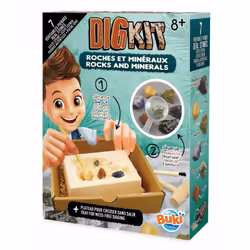 Buki DIG KIT - Pierres précieuses, Kit d'expériences, Paléontologie, 8 an(s), Multicolore