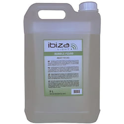 Bidon de 5L de liquide spécial machines à bulles - IBIZA LIGHT - Non toxique - Normes CE