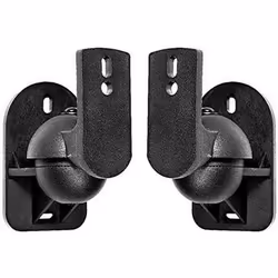 Supports denceintes muraux orientables et inclinables - LTC - fixation jusquà 35 kg - nylon