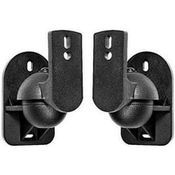 Supports denceintes muraux orientables et inclinables - LTC - fixation jusquà 35 kg - nylon