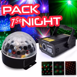 Pack 1st NIGHT Boule crystal + LAS Ghost Irolaser