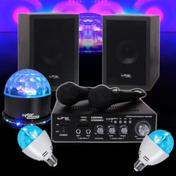 Pack Karaoké 2x50W STAR2MKII + SUNMAGIC RVB 2 Mini Diams