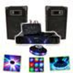 IBIZA DJ-300 Kit de sonorisation DISCO 480W + OVNI FEstiNight UFO
