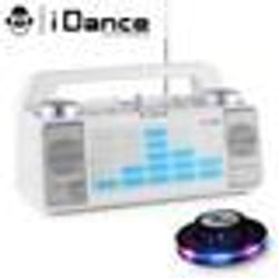 Enceinte IDANCE XD2 50W à LEDs bleu AUX/FM/USB/FADER/MIXER/BT + Effet OVNI