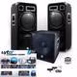 Pack SONO complet BMX-18215 3200W Caisson bi-amplifié + PACK DIAMS + DERBY