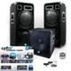 Pack SONO complet BMX-18215 3200W Caisson bi-amplifié + PACK DIAMS + DERBY