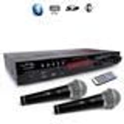 Amplificateur stéréo HIFI LTC ATM6000BT - 100W USB/SD/MP3/Bluetooth & Karaoké avec 2 Micros filaires