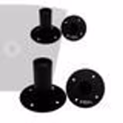 4 adaptateurs ronds: fixation denceintes sur pied sono accessoires