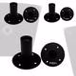 6 adaptateurs ronds: fixation denceintes sur pied sono accessoires