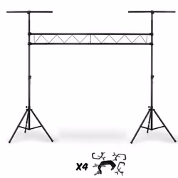 Portique jeux de lumière jusquà 3m BRIDGE-603 + 4 crochets pour fixation