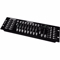 Contrôleur DMX - IBIZA SOUND - LC192DMX - 192 canaux - 12 effets - Programmation avancée