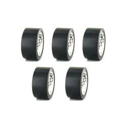 3M - Lot de 5 rubans adhésifs vinyle Noir - 50mm - 764N-50