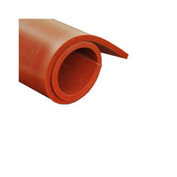 Feuille caoutchouc silicone rouge 100x120cm épaisseur 1mm