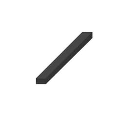 Bande caoutchouc spongieux epdm croûté 4 faces noir 30x15mm longueur 1m