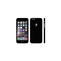 3M - Stickers autocollant iPhone 6 - 6S Noir métallique brossé
